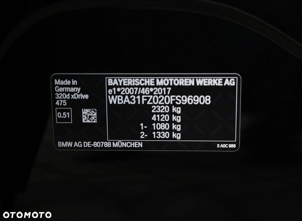 BMW Seria 3 320d xDrive M Sport Shadow sport - 15