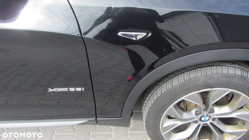 BMW X3 X4 F25 F26 PRAWY PRZEDNI BŁOTNIK 475 BLACK SAPPHIRE PRZÓD CZARNY - 5