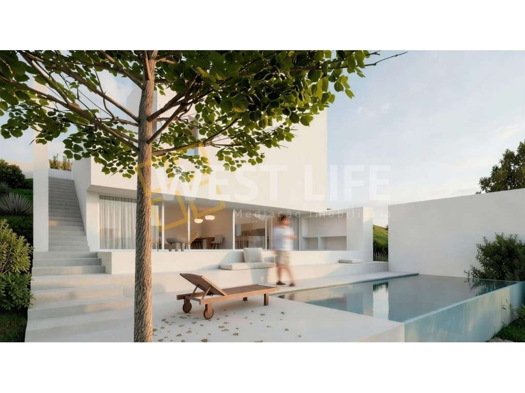 Lote de 757 metros² com Projeto Aprovado para Moradia Contemporânea... - Grande imagem: 2/13