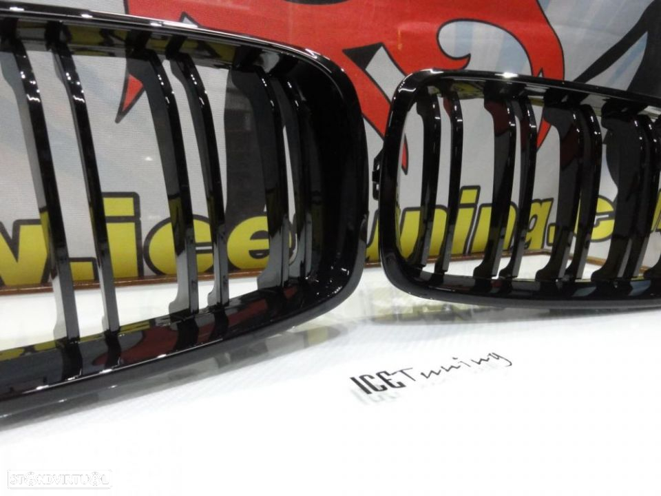 Grelha frontal BMW F32 / F33 / F36 M4 look / dupla lamina - 6