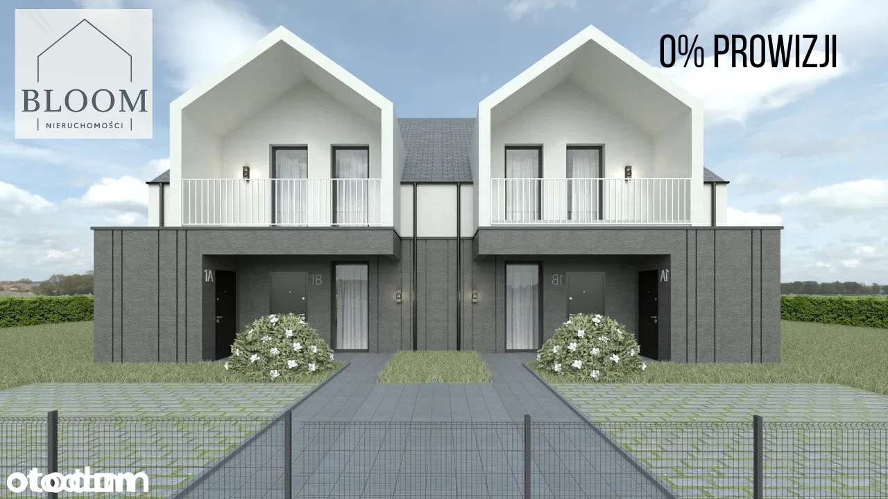 3 pokoje | 67,36 m² 2 balkony | ogród ok. 100 m²| 2 miejsca postojowe