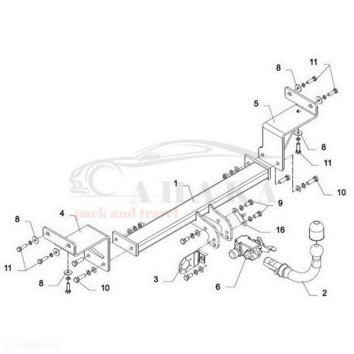 Hak Holowniczy Automat Do Kia Cee'd Sw Kombi 2009-2012 - 3