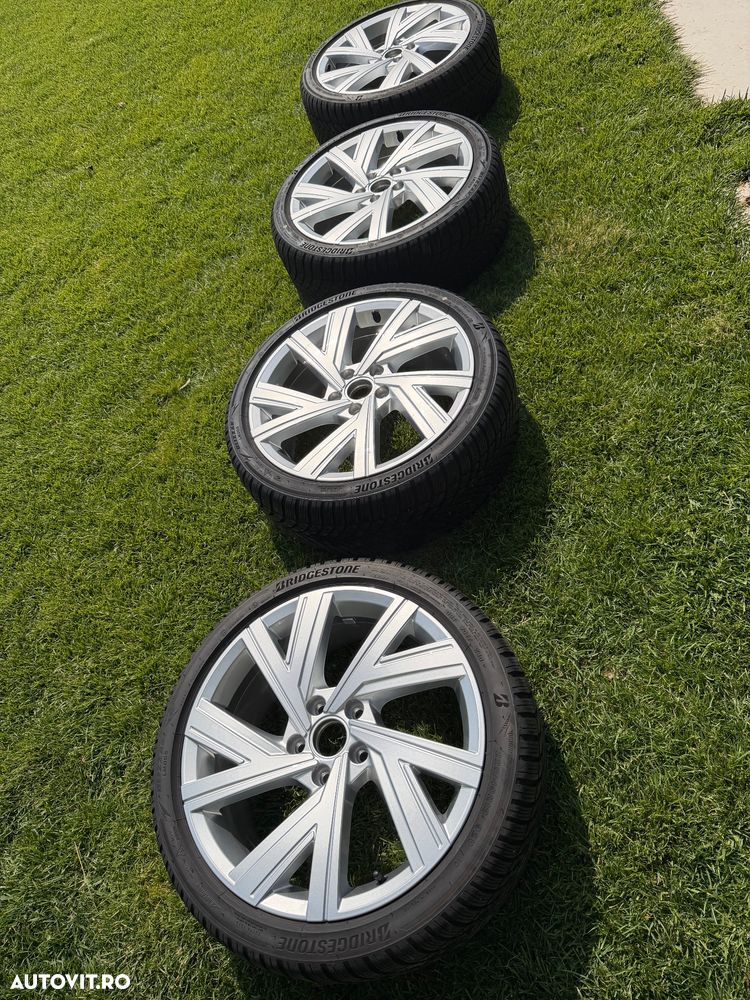 Roti cu jante R18 GOLF GTI model BERGAMO cu cauciucuri iarna - 7