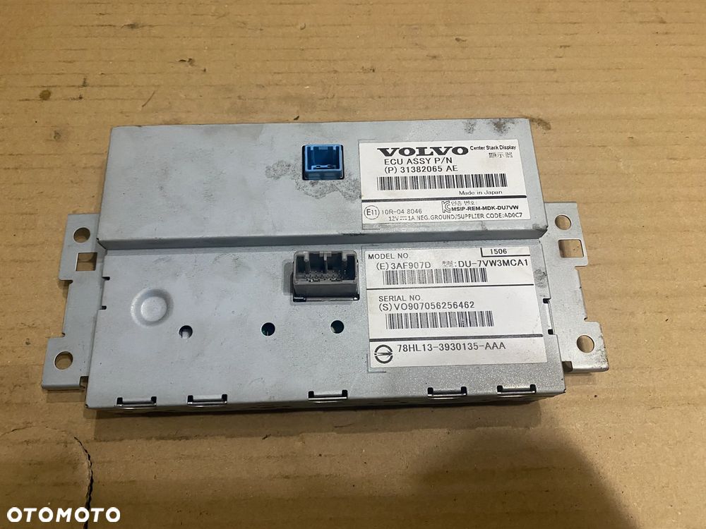 WYŚWIETLACZ EKRAN VOLVO V60 XC60 31382065AE - 4