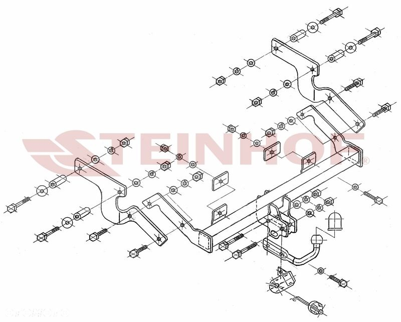 Hak Holowniczy + WIĄZKA 7PIN do Citroen Xsara Picasso od 1999 do 2011 - 3
