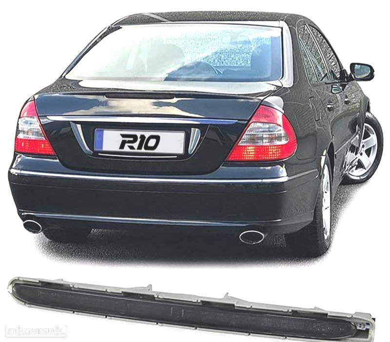 TERCEIRA LUZ DE STOP PARA MERCEDES E CLASSE W211 02-06 PRETO FUMADO - 1