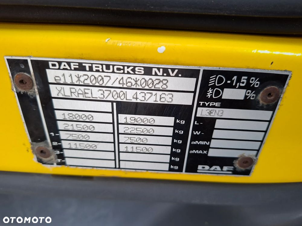 DAF LF 280 FA chlodnia winda 20 pal euro6 - 9
