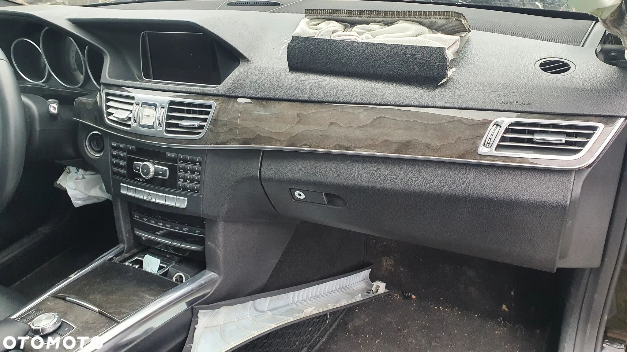 Radio nawigacja wyświetlacz W212 LIFT panel klimatyzacji kratka nawiewu listwa dekor - 8