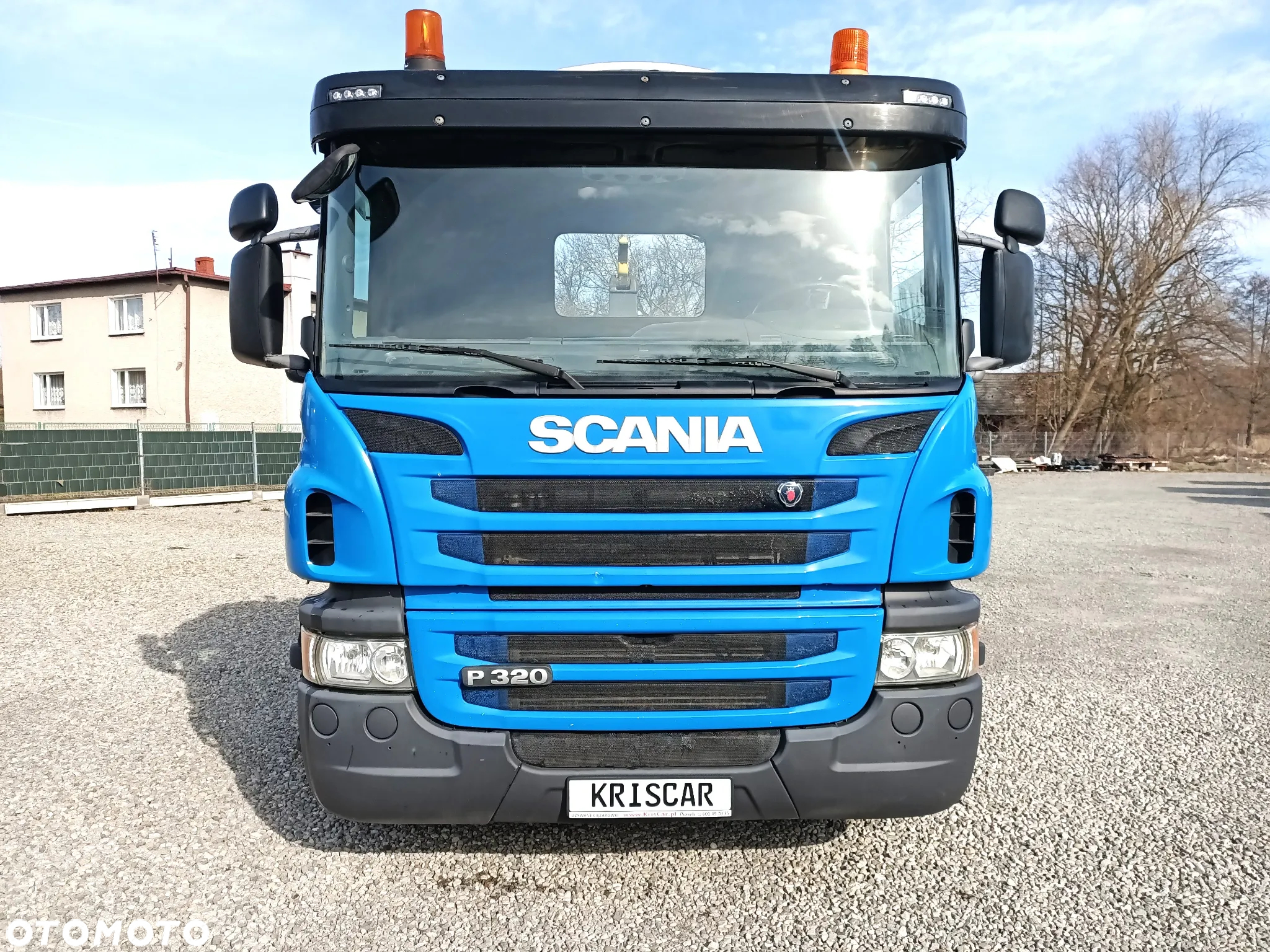 Scania P320 6x2 Hakowiec Marrel , oś skrętna - 4
