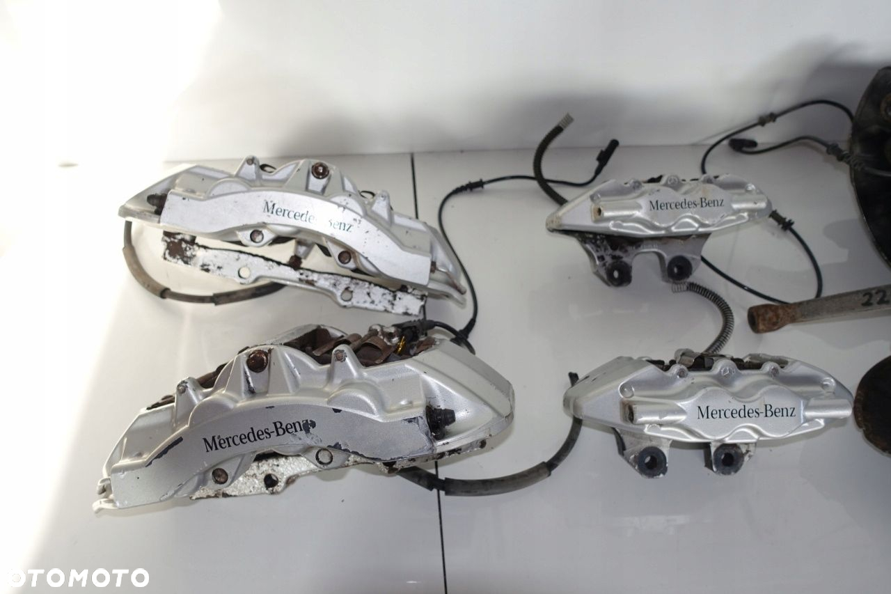 Mercedes w220 w215 zaciski hamulce tarcze 360mm v12 biturb S65 AMG S55 CL55 - 2