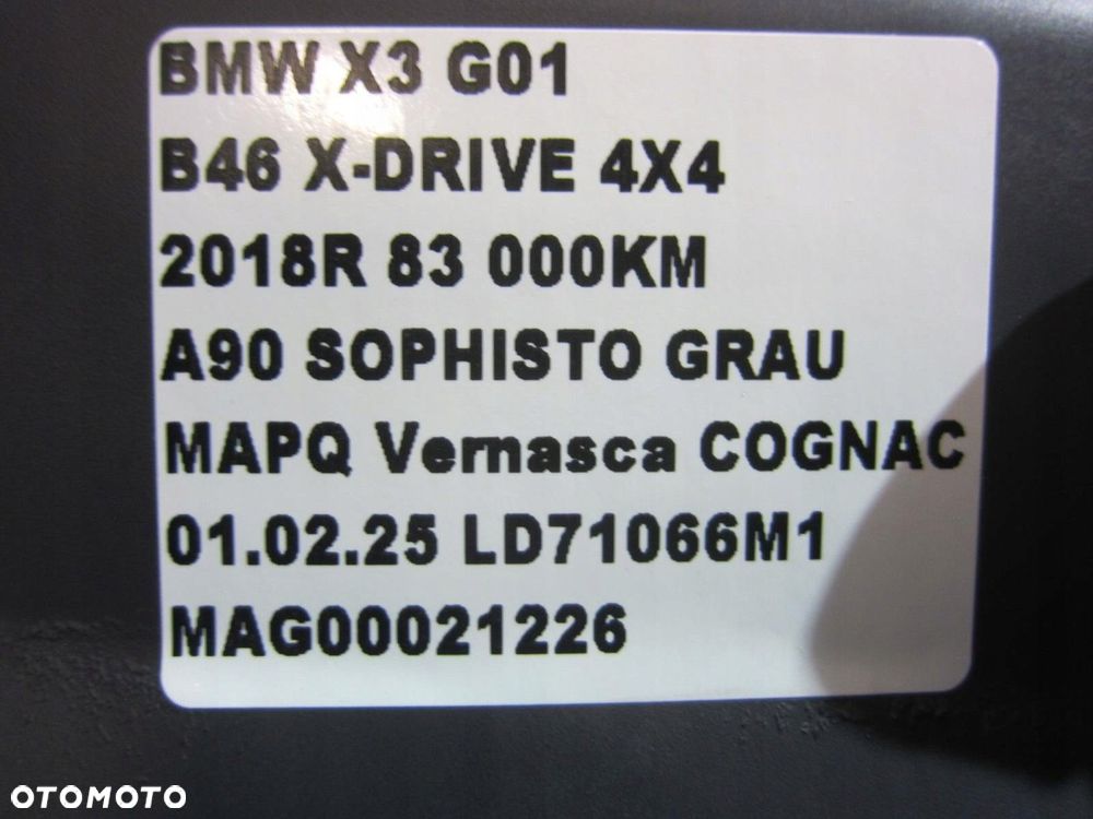 BMW X3 G01 M F97 HEAD UP WYŚWIETLACZ RZUTNIK PRZEZIERNY 6822901 62306822901 - 7