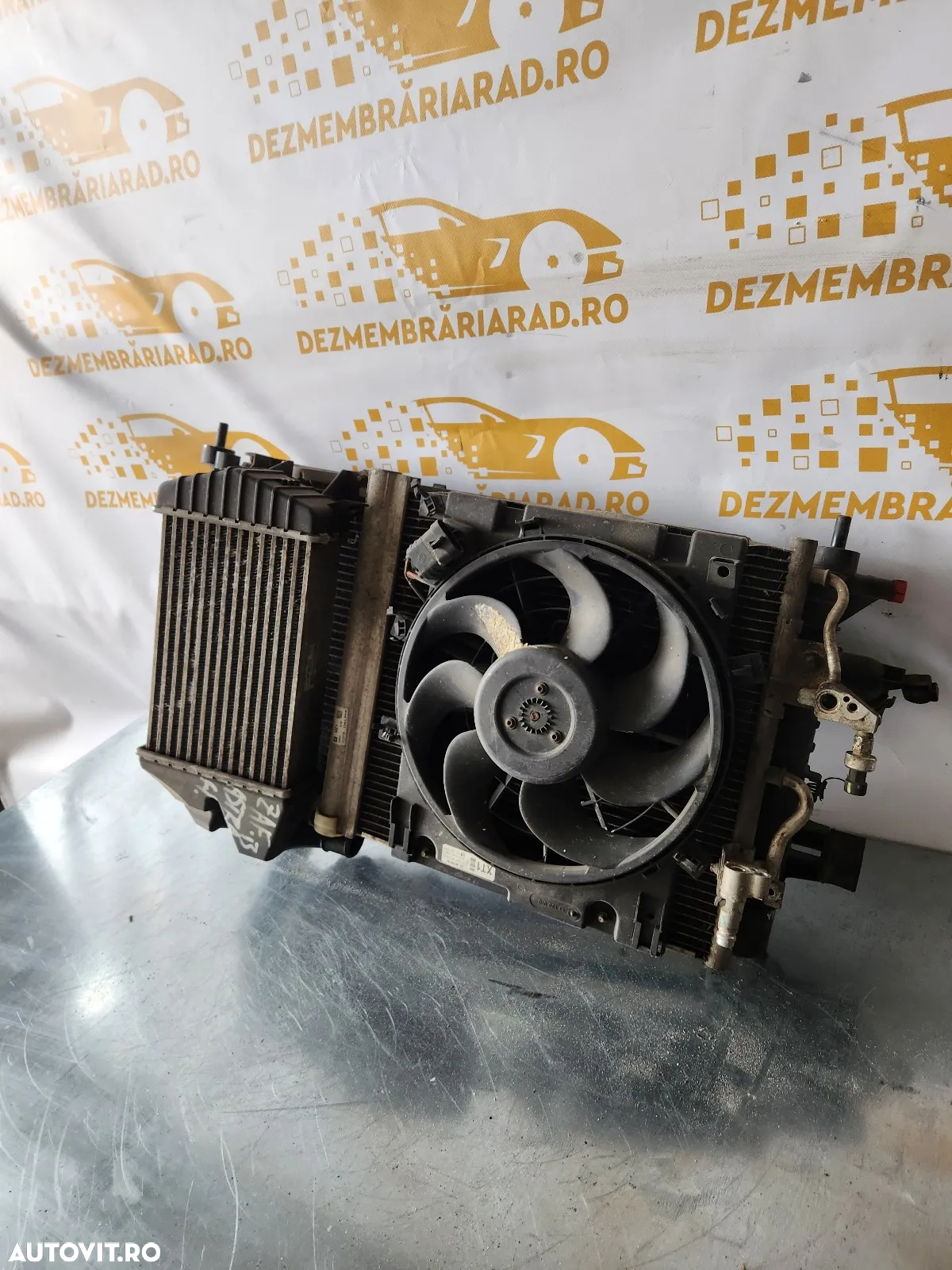 Grup Radiatoare Radiator Apa Clima Intercooler Termocupla Ventilator Clima Opel Astra H Zafira B 1. - 9