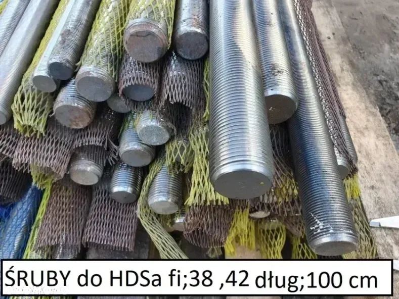 Szpilka śruba Atestowana HDS Palfinger Hiab Fassi do mocowania HDSa żurawia M 27x1,5x 1 m/L; 1000mm - 3