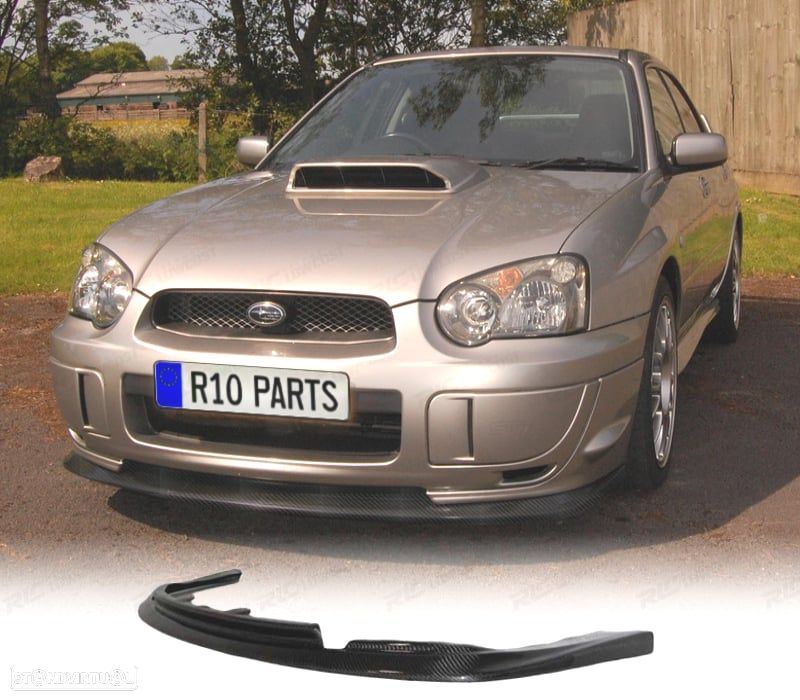 SPOILER LIP SUBARU IMPREZA 04- GDB STI CARBONE - 1