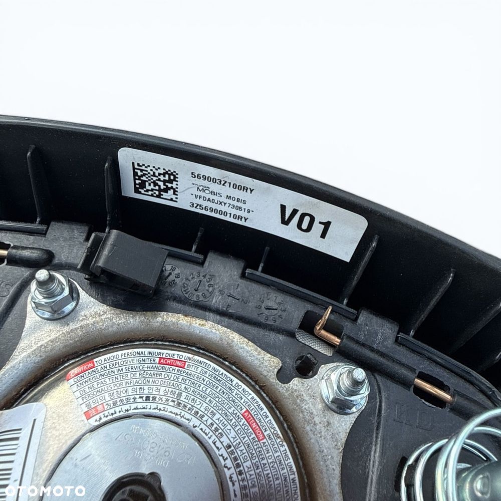 Poduszki powietrzne komplet AirBag pasy sensor Hyundai i40 lift UK - 6