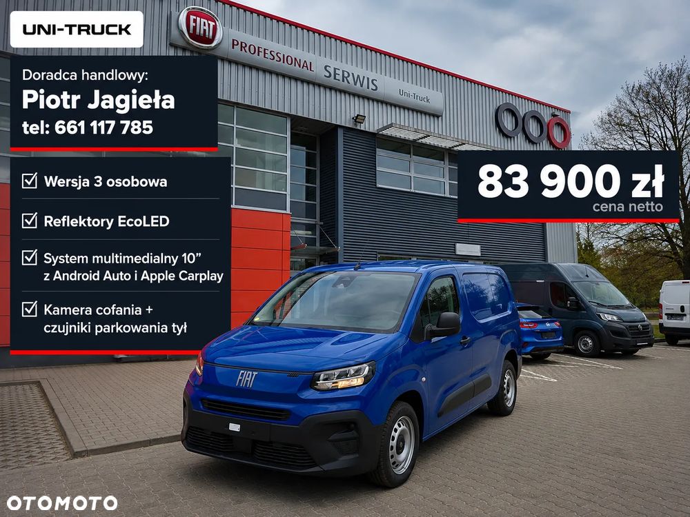 Fiat BOGATE WYPOSAŻENIE, OD RĘKI - DOBLO L2 1,5 102KM - kamera cofania, LED, Wykładzina antypoślizgowa - 2