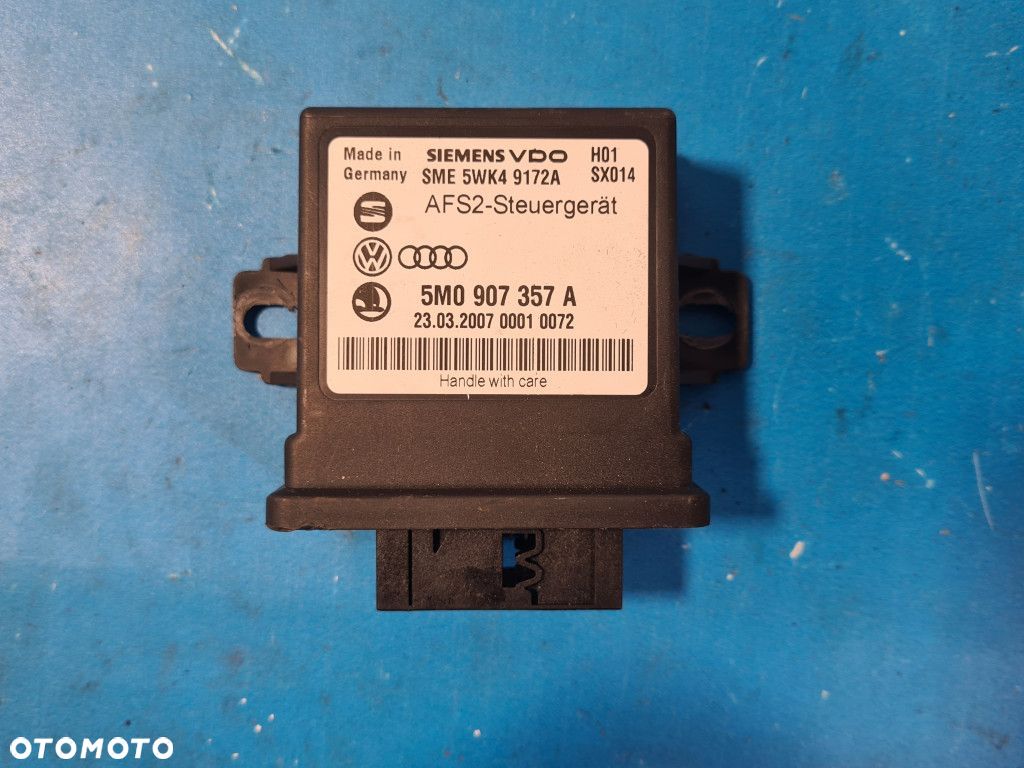VW PASSAT B6 MODUL STEROWNIK SWIATEŁ 5M0907357A - 1