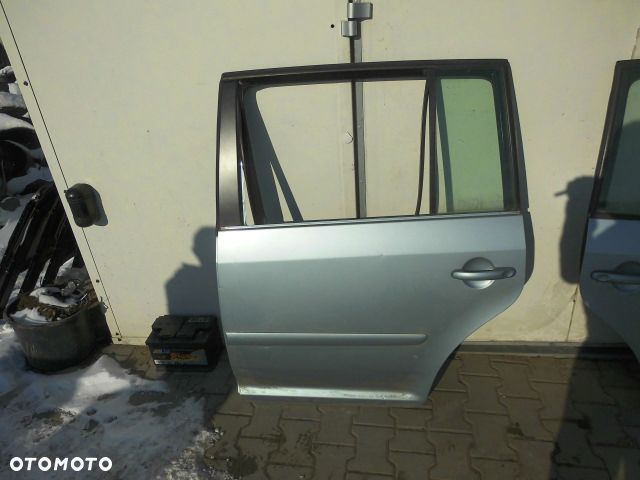 VW TOURAN 04r- DRZWI LEWE TYLNE TYŁ - 1