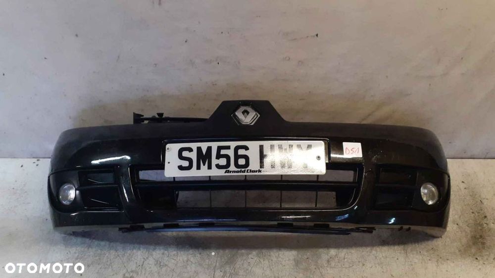 $ ZDERZAK PRZÓD PRZEDNI DO RENAULT CLIO II 2 CAMPUS HALOGENY  NV676 CZARNY - 1