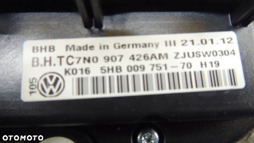 panel klimatyzacji volkswagen oe 7no907426am - 3