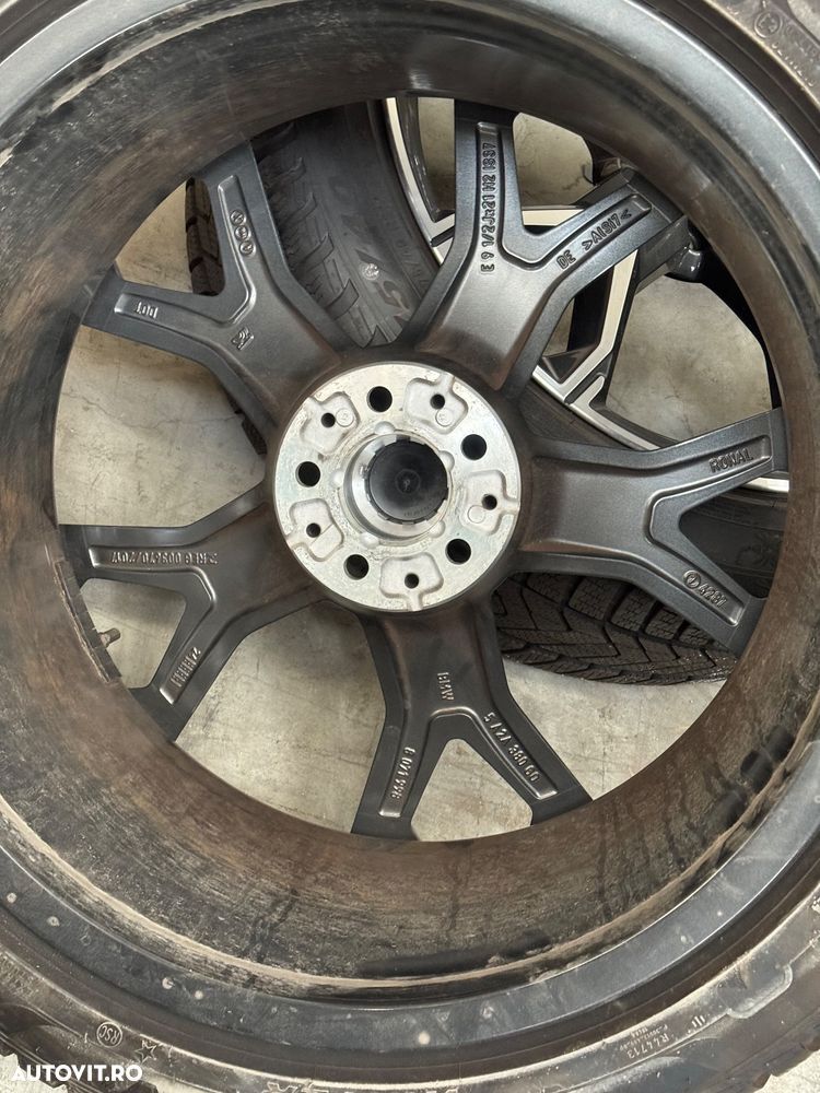 Vând jante originale BMW X5-X6 G05-G06 pe 21” cu anvelope de iarnă - 18