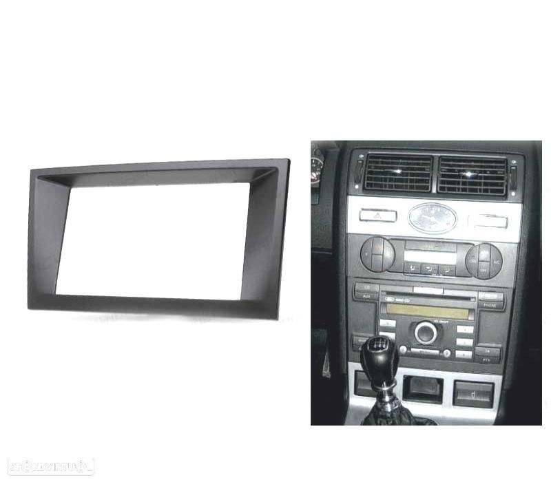 MOLDURA ADAPTADOR PRETO PARA RADIO 2-DIN PARA FORD MONDEO - 2