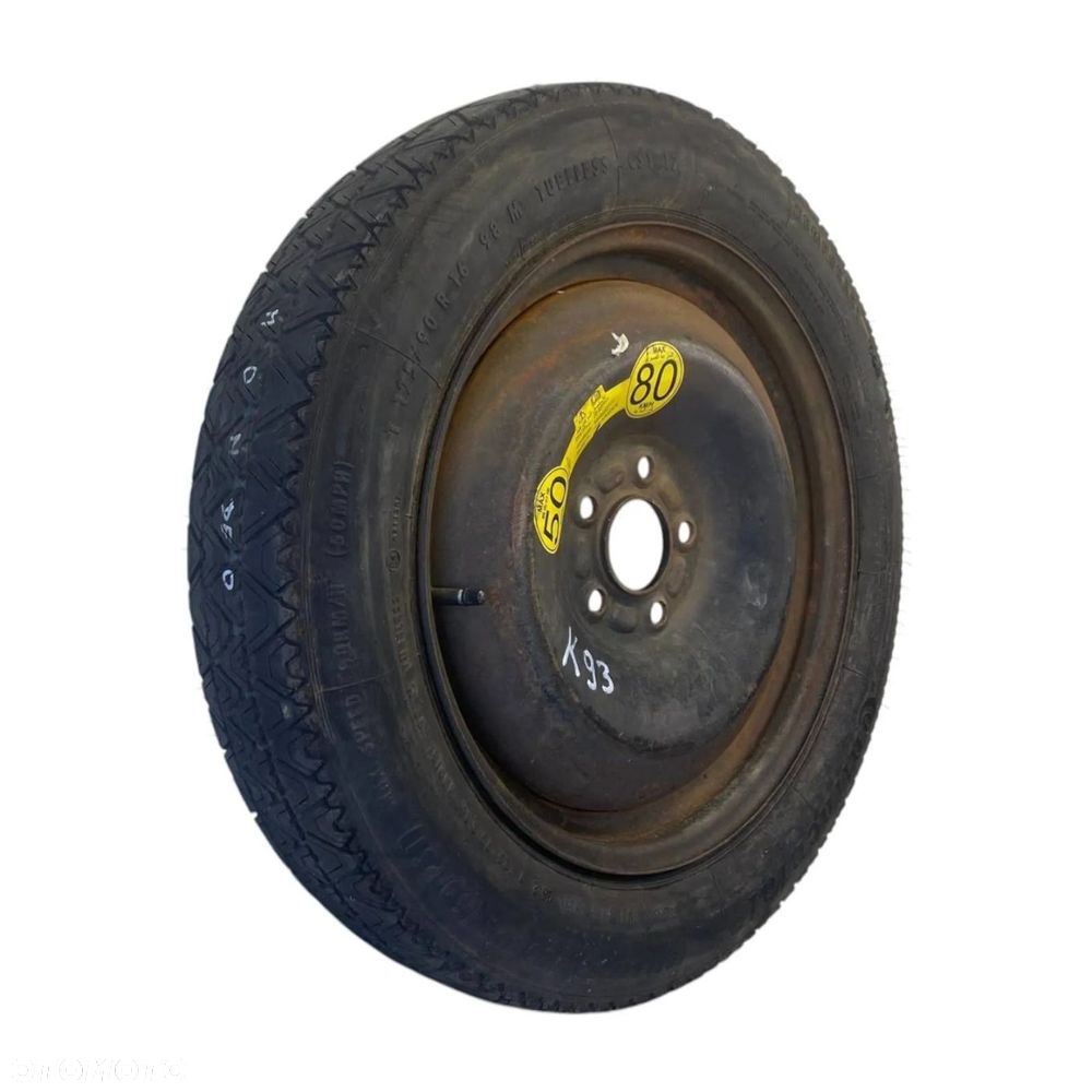 KOŁO DOJAZDOWE FORD FOCUS MK3 MONDEO MK4 C-MAX 125/90R16 5X108 AM51BA - 4