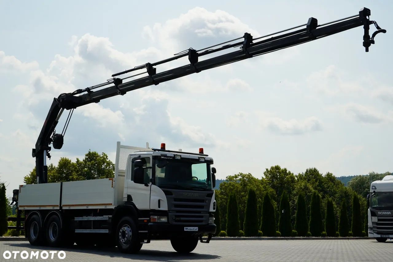 Scania P360 / 6X4 / SKRZYNIOWY 4.85 + HDS HIAB 211 E-6 HIDUO / UDŹWIG 7100KG / MAX WYSÓW 16.5 M / STEROWANIE RADIOWE - 1