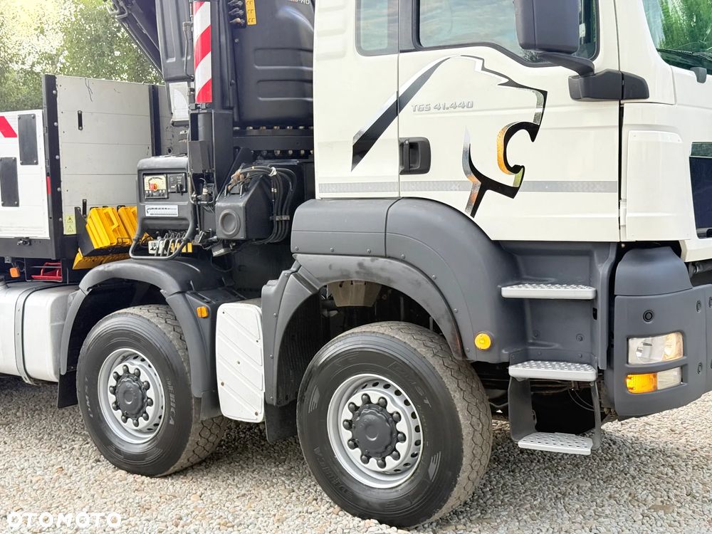 MAN * MAN 41.440 TGS * Napęd 8x6 * HDS Kran Hiab 700 E-9 HIPRO * 22 M * Energetyka * Sprowadzony * - 27