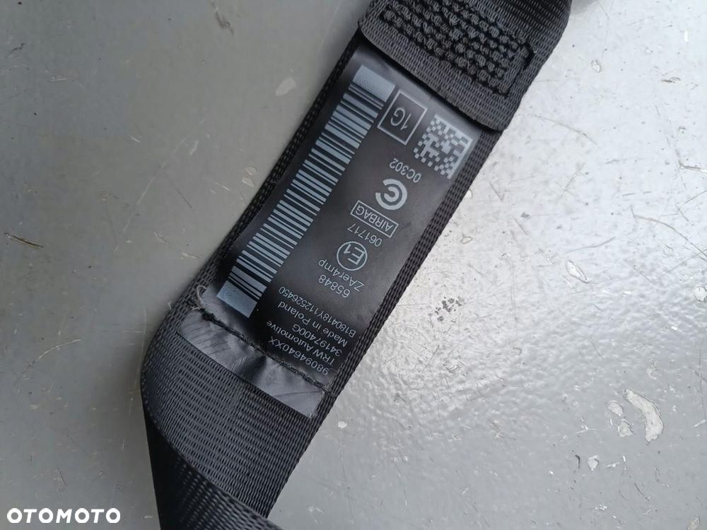 opel grandland x 17r pas bezpieczeństwa lewy przód 9809467377 98094640xx - 4