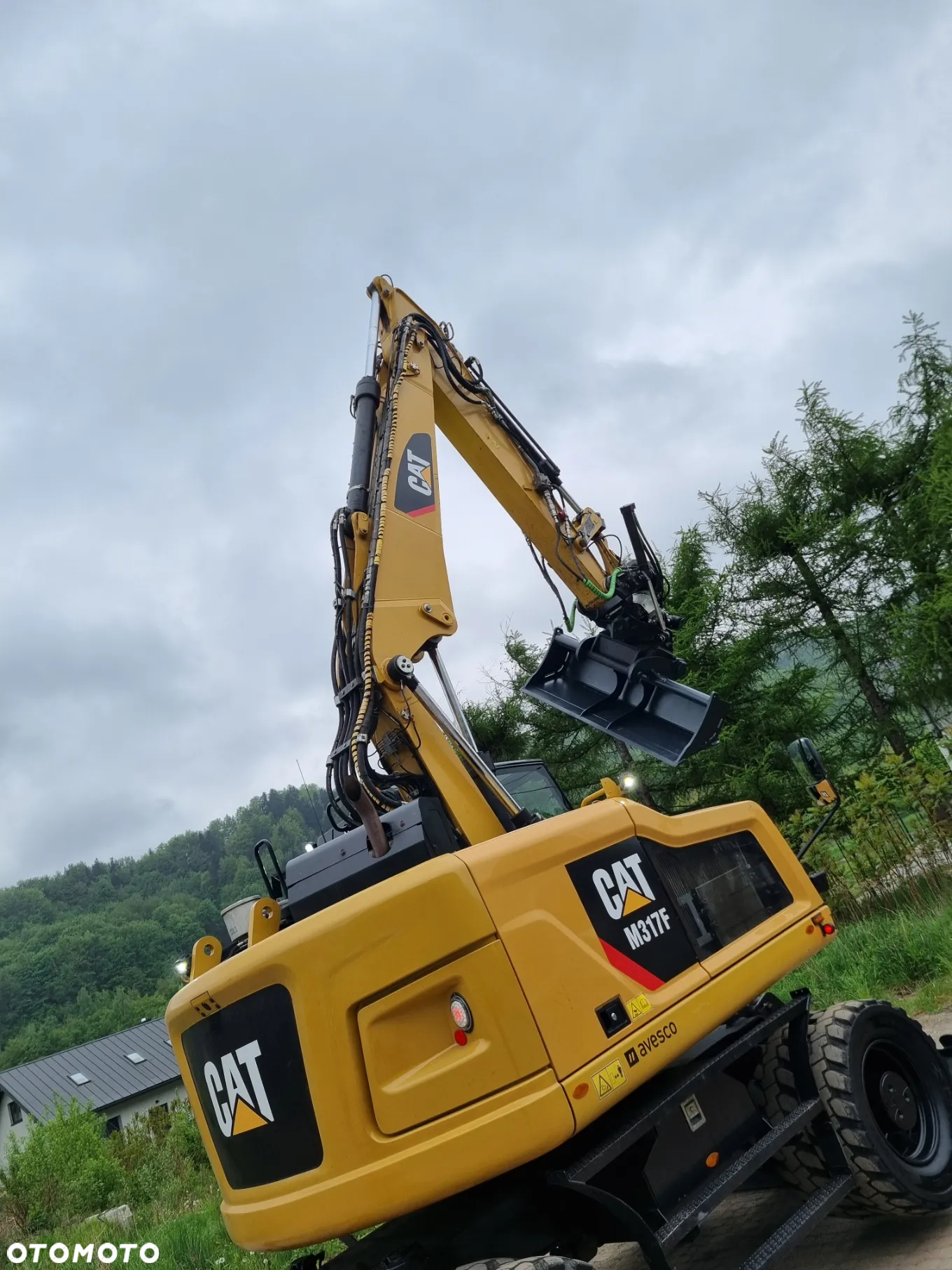Caterpillar M317F Koparka Gąsienicowa 19 ton z Głowicą Obrotowo-Uchylną Steelwrist X20 Jak Nowa Z Norwegii - 25