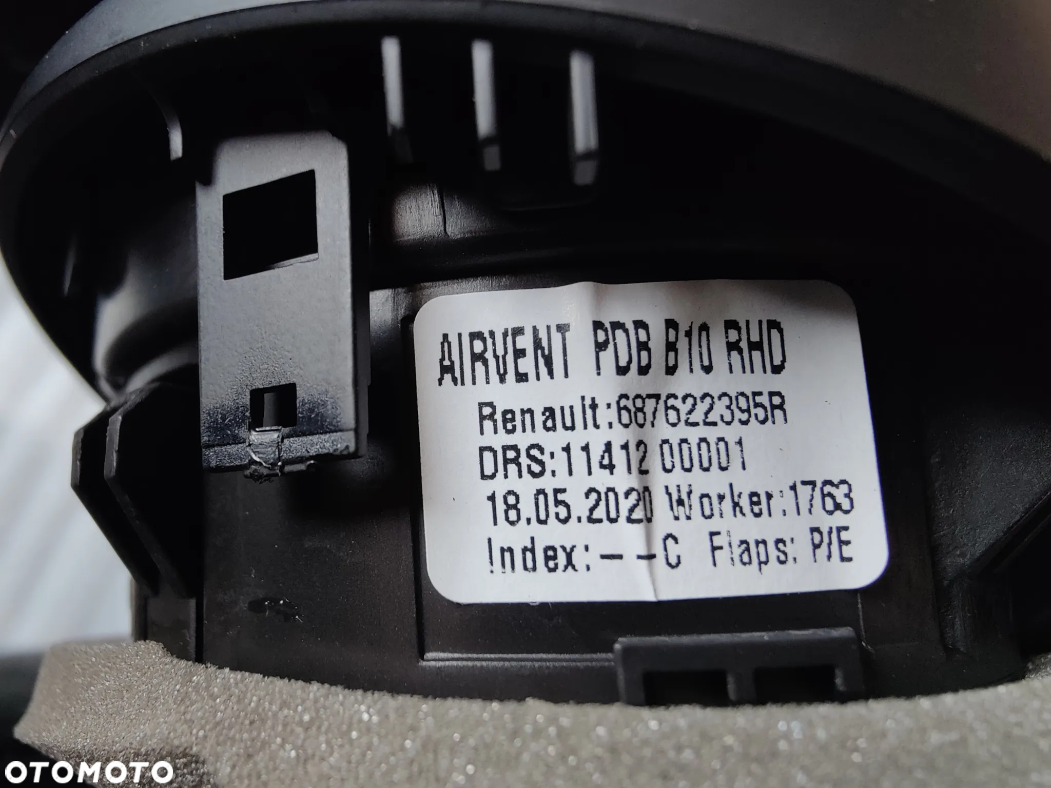 RENAULT ZOE II KRATKI KRATKA NAWIEWU LEWA PRAWA 687622395R 687636641R - 5