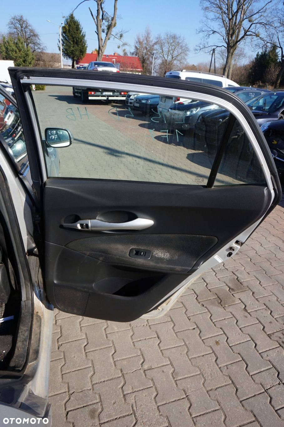 DRZWI TYLNE PRAWE AURIS E15 I LIFT 5D HB 1F7  SREBRNY TOYOTA 2009-2013 - 9