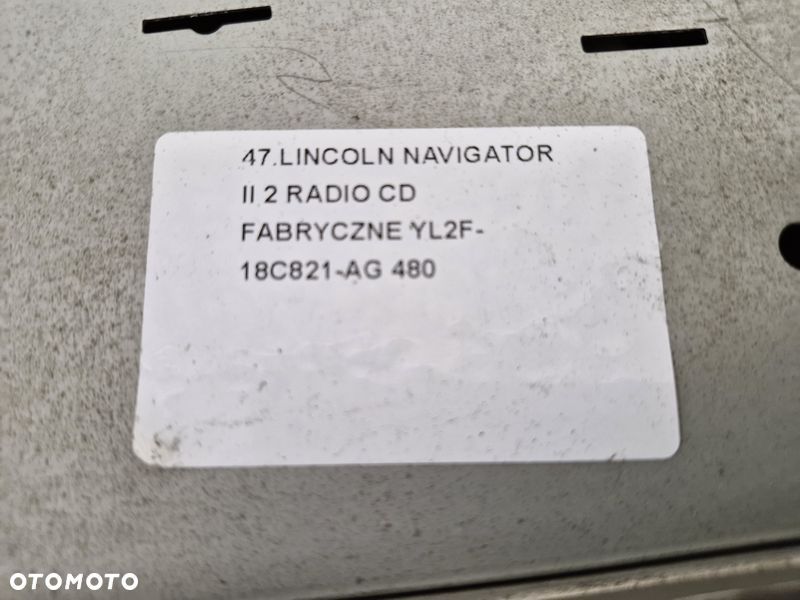 lincoln navigator 2 ii radio cd fabryczne yl2f-18c821-ag - 6