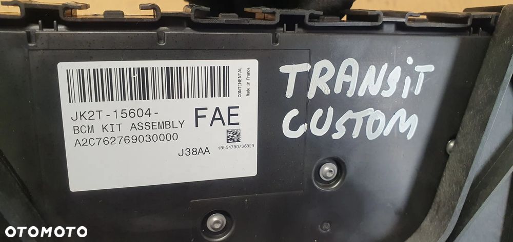 Moduł sterownik komfortu BCM skrzynka bezpieczników Ford Transit Custom MK8 Lift JK2T-15604-FAE - 6