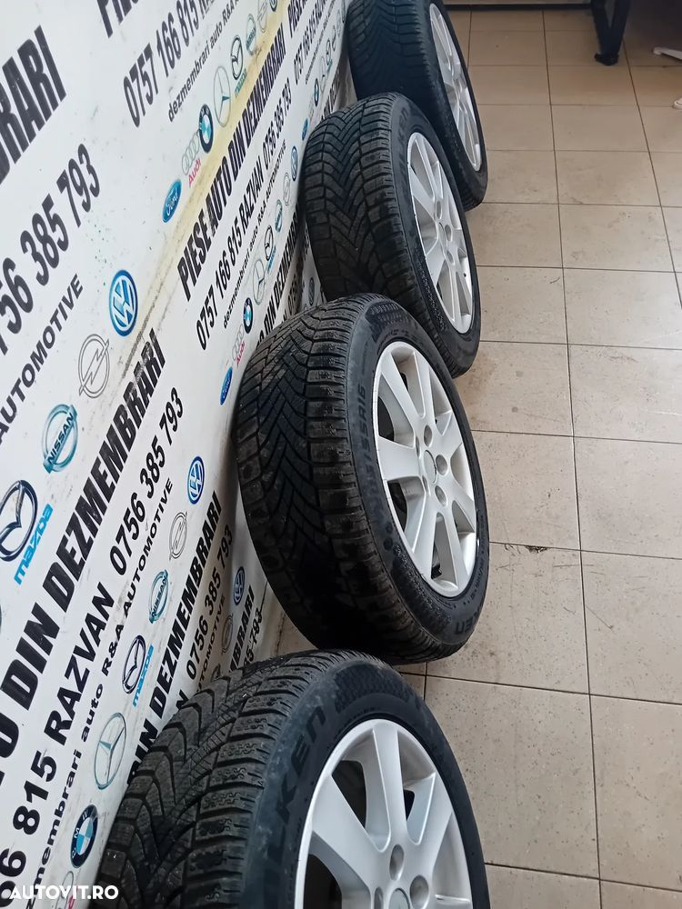 Jante Aluminiu R16 Ford Mondeo Mk4 Galaxy S-Max C-Max Peugeot Citroen 205/55R16 5x108 Gume 2025 M+S - 3