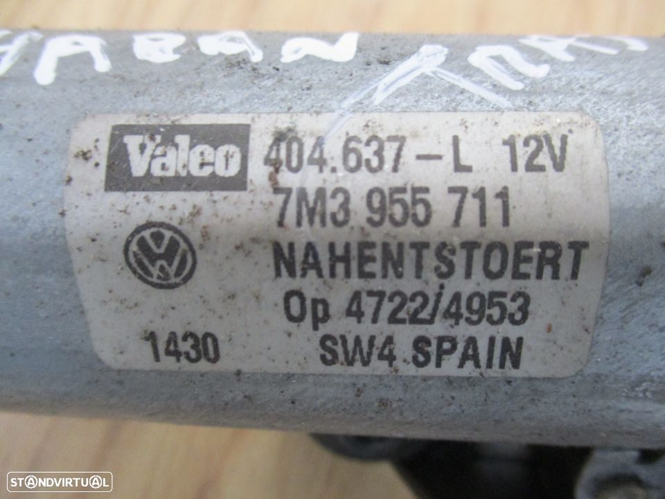 Motor Limpa vidros Tras VW Volkswagen Sharan Seat Alhambra - 3