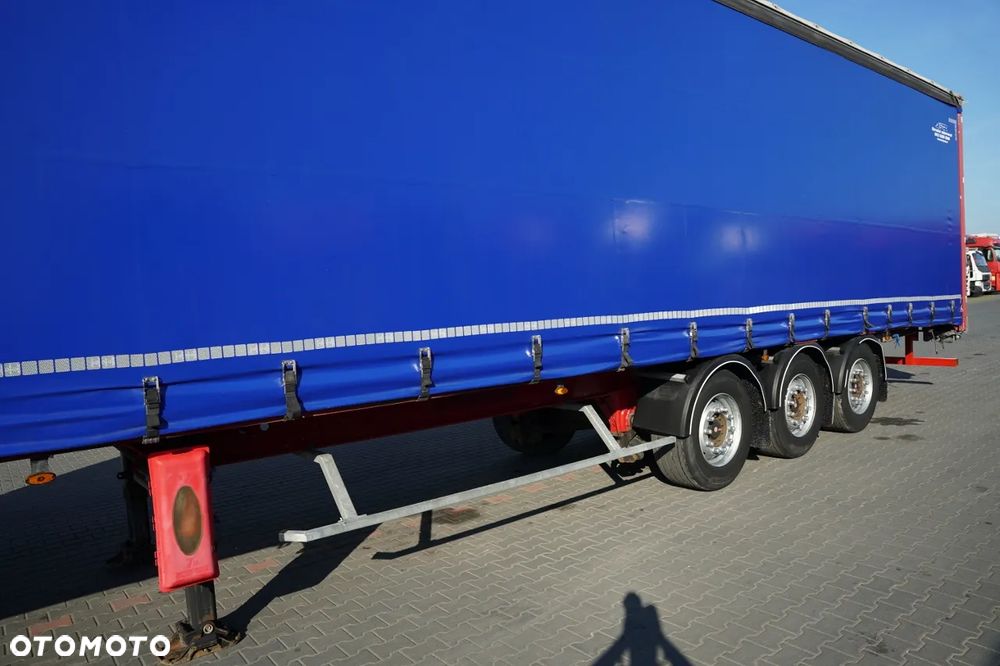 Fruehauf FIRANKA / STANDARD / MOCNA PODŁOGA SZYNA DESKA / 385/55 r22,5 / OŚ PODNOSZONA / SAF - 10