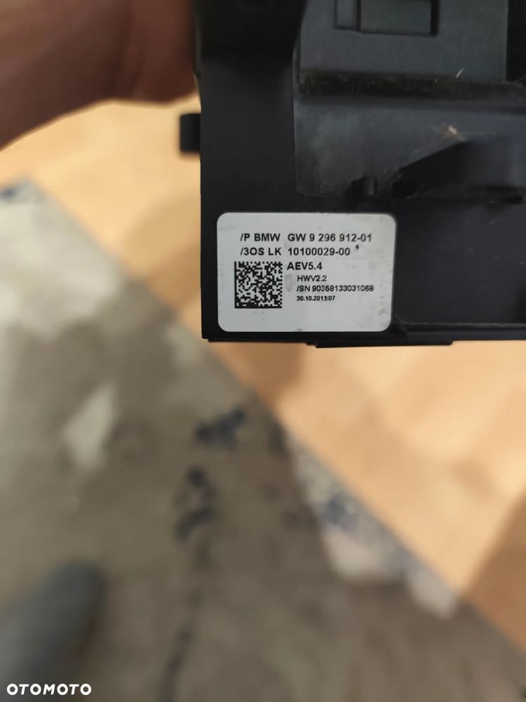 BMW F10 F11 F26 LEWAREK DŹWIGNIA ZMIANY BIEGÓW WYBIERAK 9296912 - 5