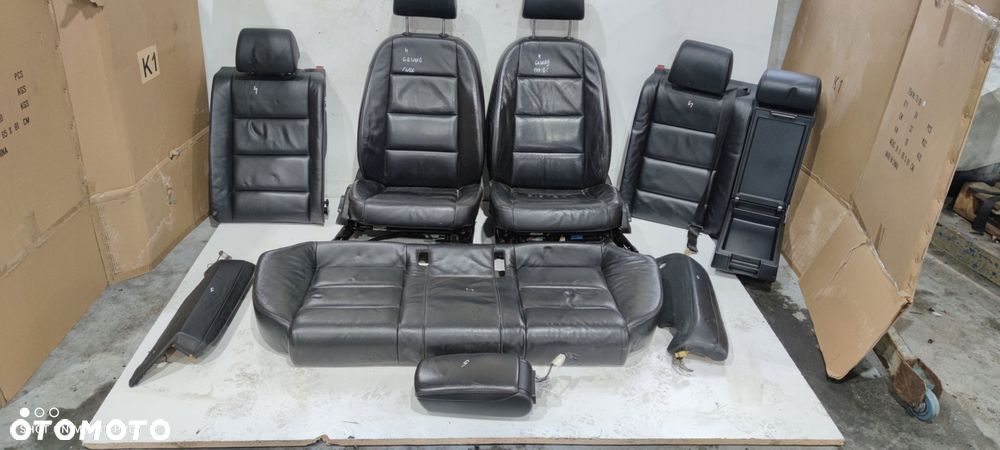 FOTEL FOTELE KOMPLET AUDI A6 C6 SKÓRA FULL *4* - 2