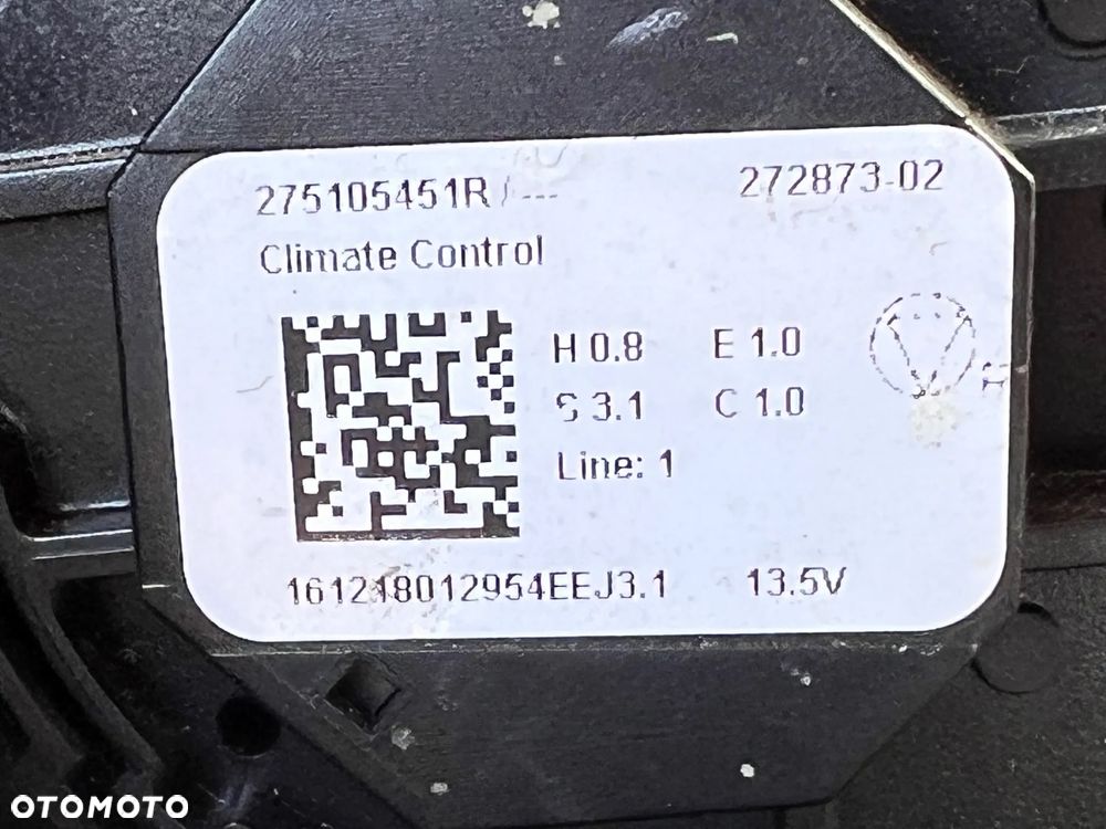 PANEL STEROWANIA KLIMATRONIK DACIA DUSTER II 2 2017-2021 283E82190R 275105451R - 4