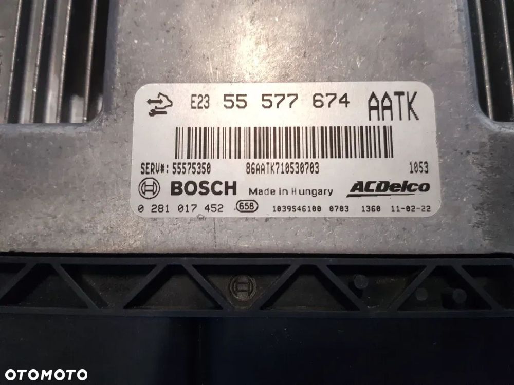 Sterownik komputer Opel Insignia 55577674 - 3
