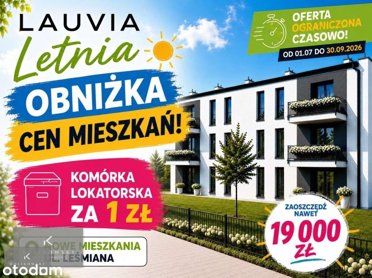 Oszczędzasz nawet 19 000zł - nowe mieszkanie