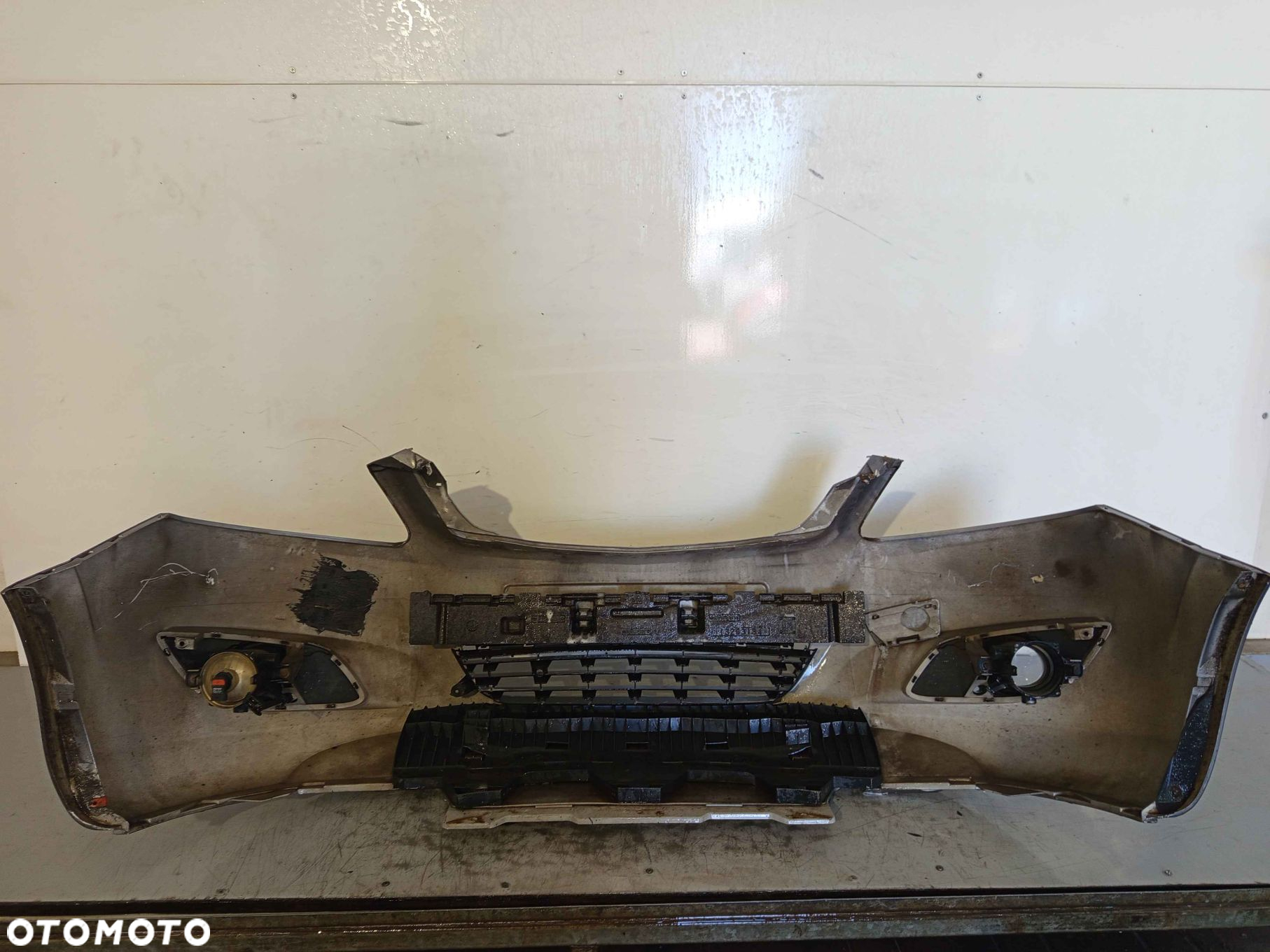 + ZDERZAK PRZÓD PRZEDNI OPEL ZAFIRA B 2 II LIFT FL Z163 SZARY HALOGENY - 5