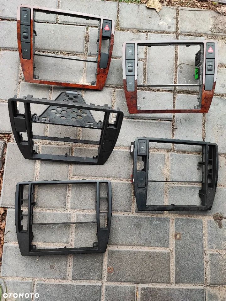 VW PASSAT B5FL RAMKA 2DIN W KONSOLE KOSZ 3B0858069 - 1