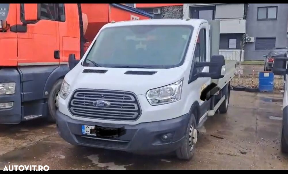 Ford Transit 2020 Tranzit Punte Dubla L3 Basculare Bena Fixa 2 bucăți Unic Proprietar km reali facturi service istoric Dokka 3 Locuri Aer Condiționat Navi Nu Crafter Sprinter Iveco 35c Boxer - 16