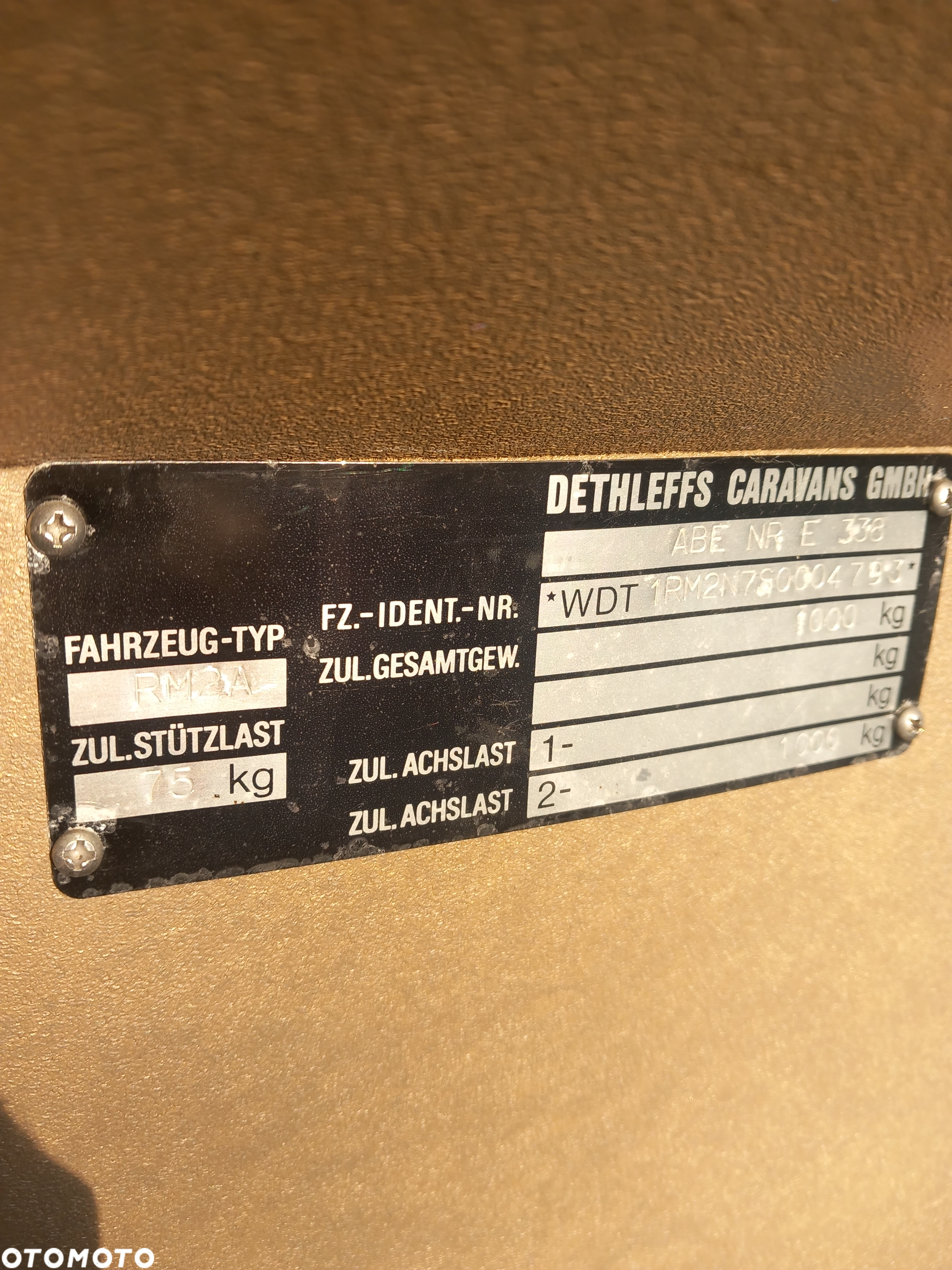 Dethleffs Przyczepa RM2A - 25