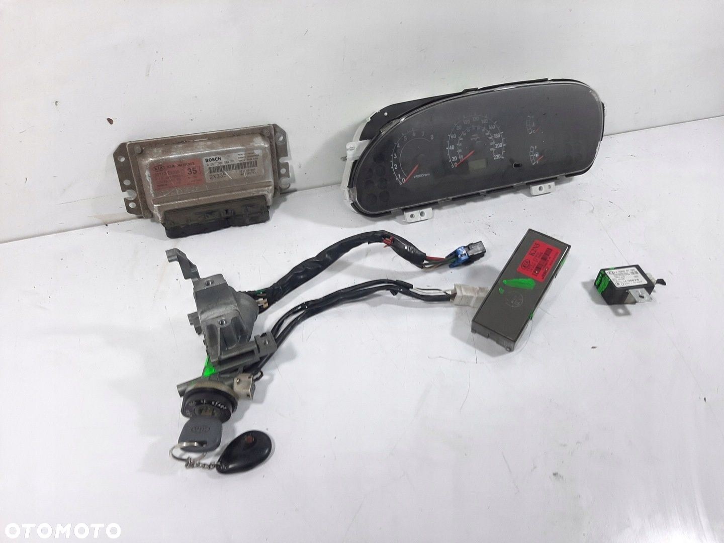 KIA SHUMA II 1.6 16V 04R STEROWNIK SILNIKA ZESTAW 0261208504 39110-2X335 - 5