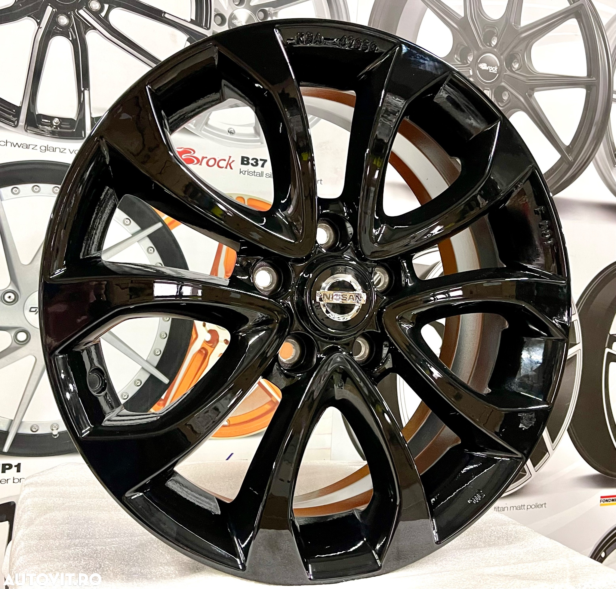 Jante Nissan Juke, Qashqai, Leaf, Murano, X-trail, noi, 17 inch, originale - 2