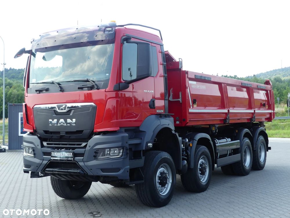 MAN TGS 41.470 / 8x8 / WYWROTKA MEILLER 3-STR HYDROBURTA / MANUAL / - 12
